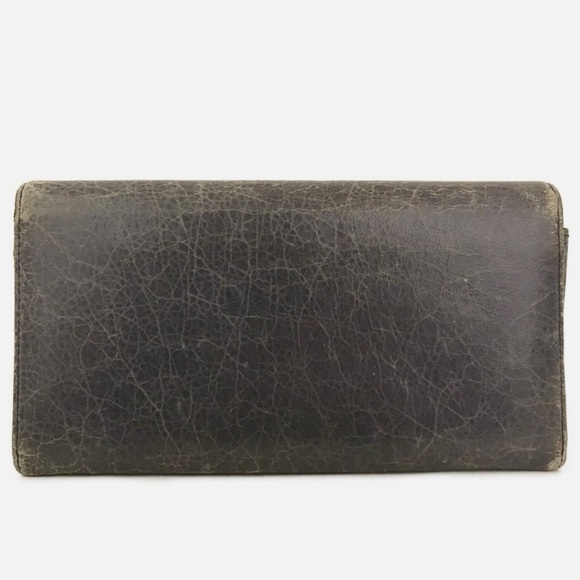 BALENCIAGA Classic Continental Leather Long Bifold Wallet Excellent Condition - Picture 4 of 8